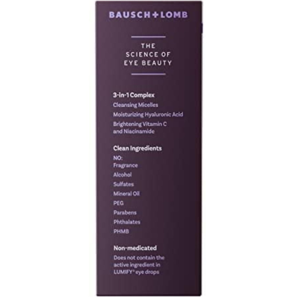 Bausch + Lomb Lumify Cleansing Water - Purple - Picture 2 of 3